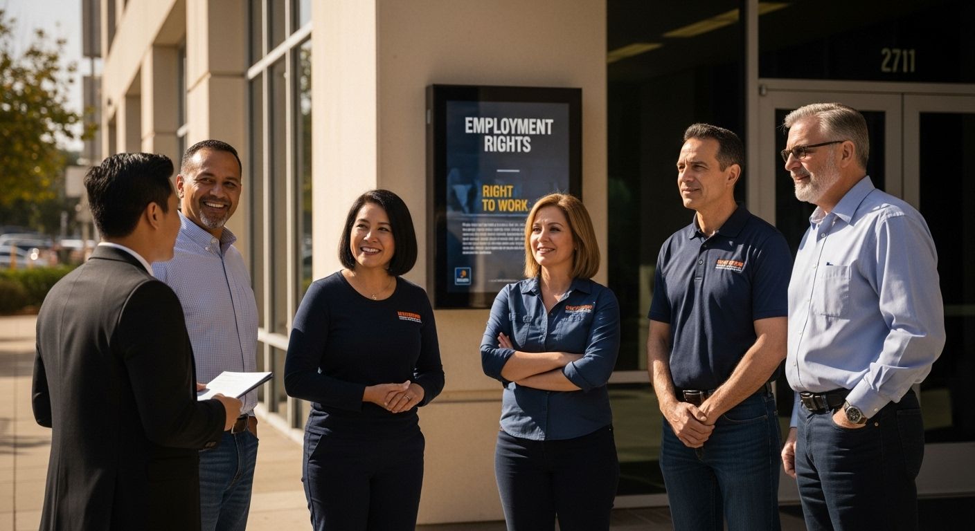 right to work california employees