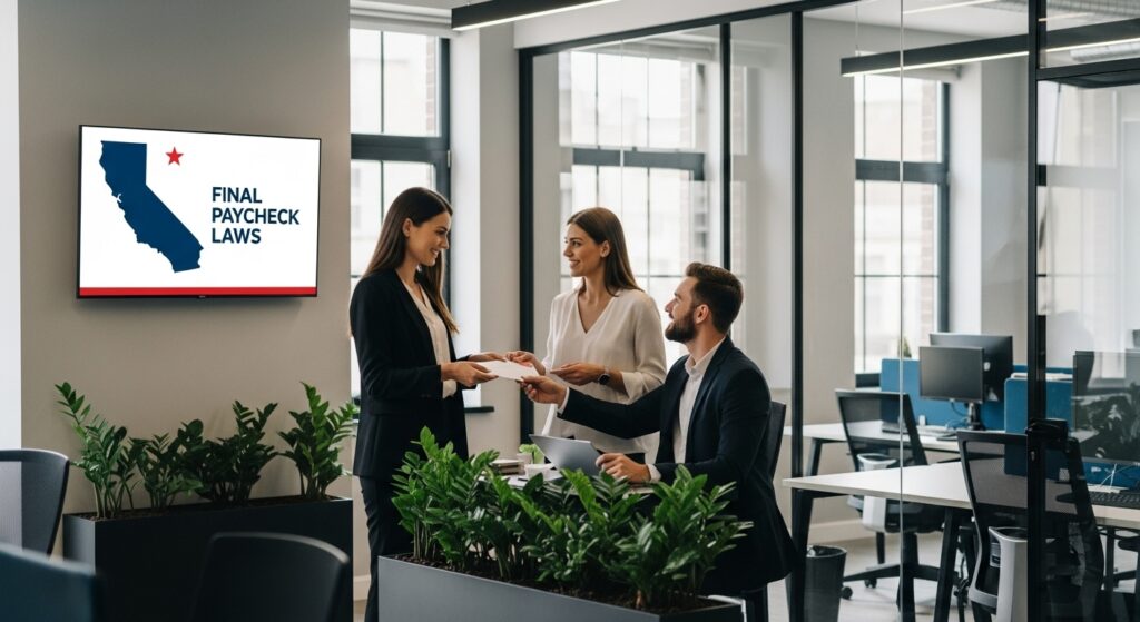 final paycheck laws California