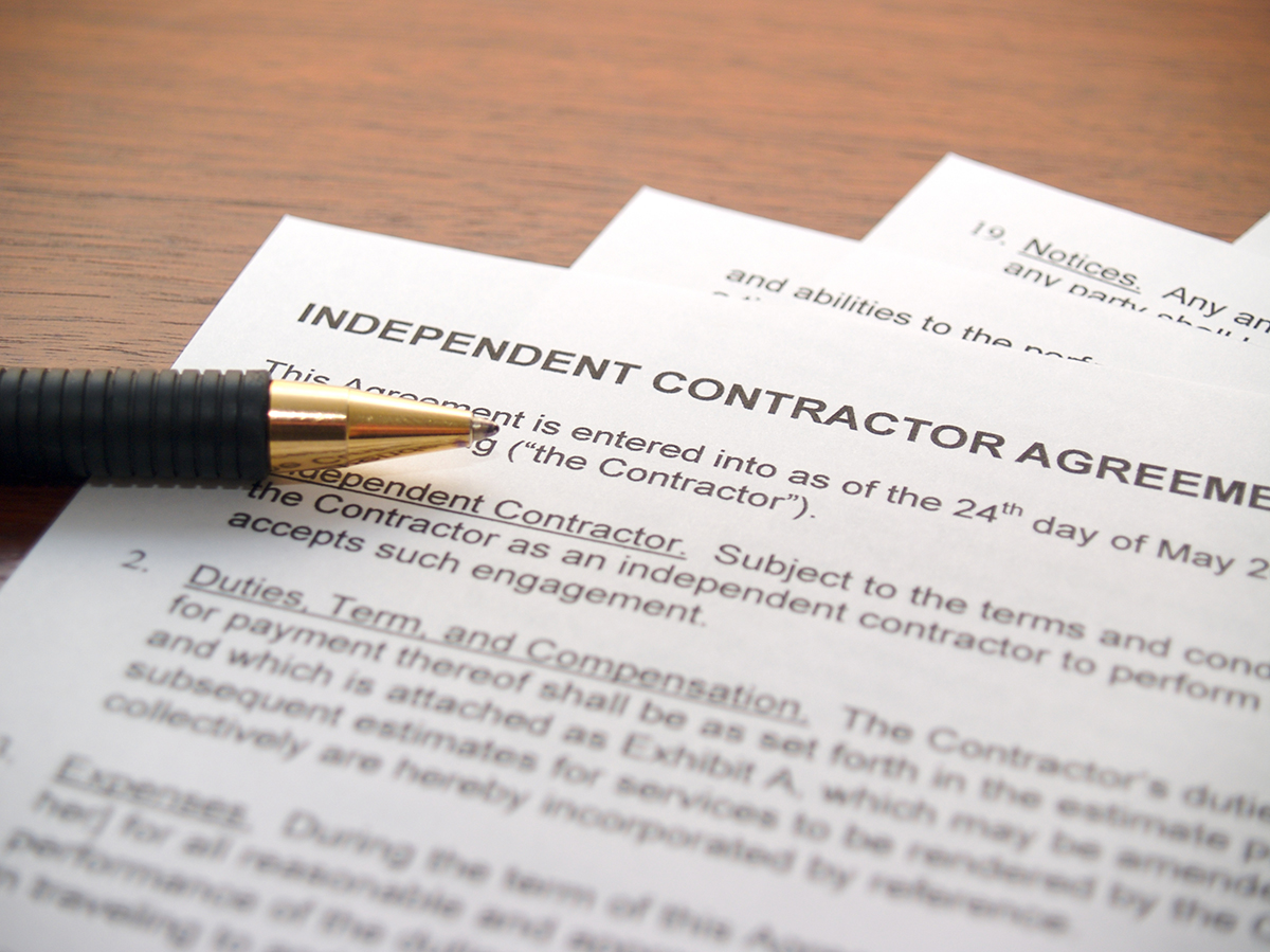 Independent Contractor Wage Rights, Contract Terms, and Benefits